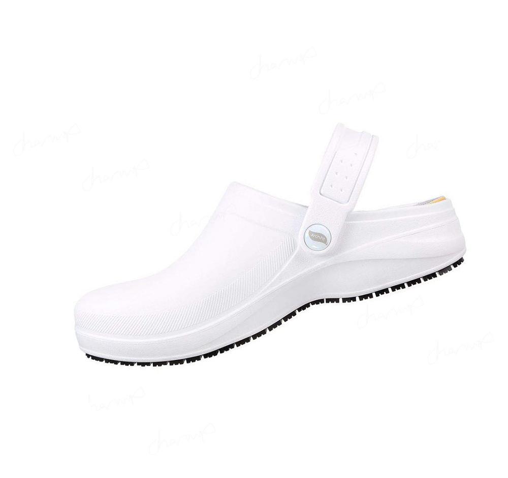 Zapatos De Trabajo Skechers Arch Fit: Riverbound - Pasay SR Mujer Blancas | AT21B_AR