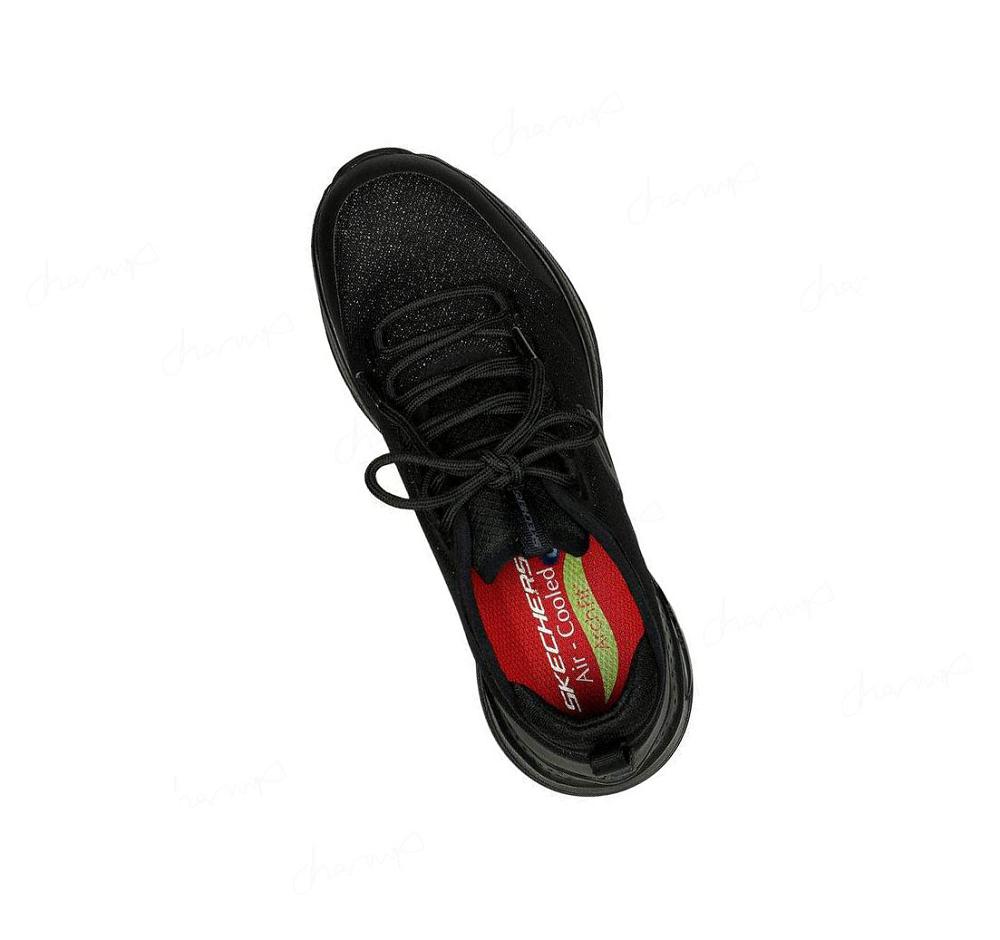 Zapatos De Trabajo Skechers Arch Fit SR - Visalia Mujer Negras | 3896B_AR