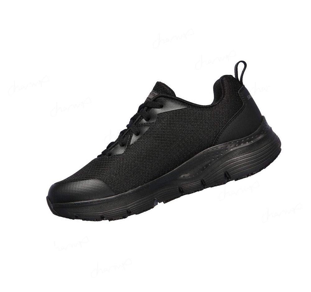 Zapatos De Trabajo Skechers Arch Fit SR Mujer Negras | 38T1D_AR