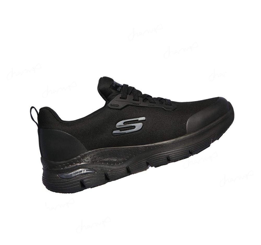 Zapatos De Trabajo Skechers Arch Fit SR - Virmical Mujer Negras | 39965_AR