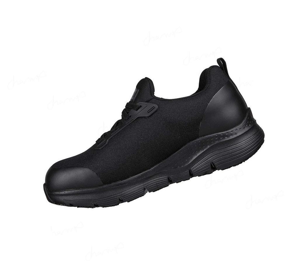 Zapatos De Trabajo Skechers Arch Fit SR - Evzan Mujer Negras | 39A6R_AR