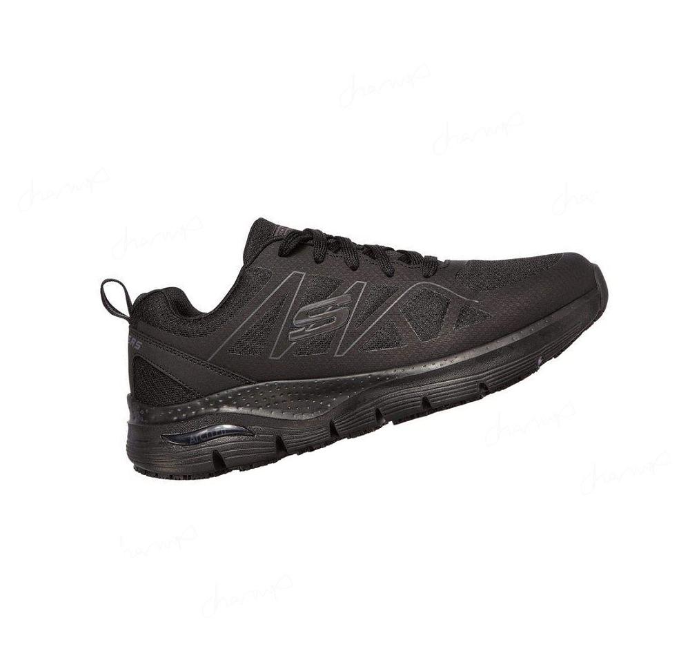 Zapatos De Trabajo Skechers Arch Fit SR - Axtell Hombre Negras | T536B_AR