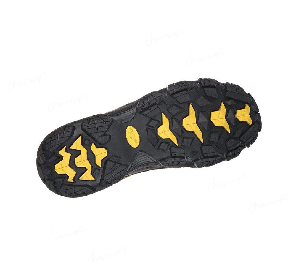 Zapatos De Trabajo Skechers Blais ST Hombre Negras Amarillo | 5011E_AR