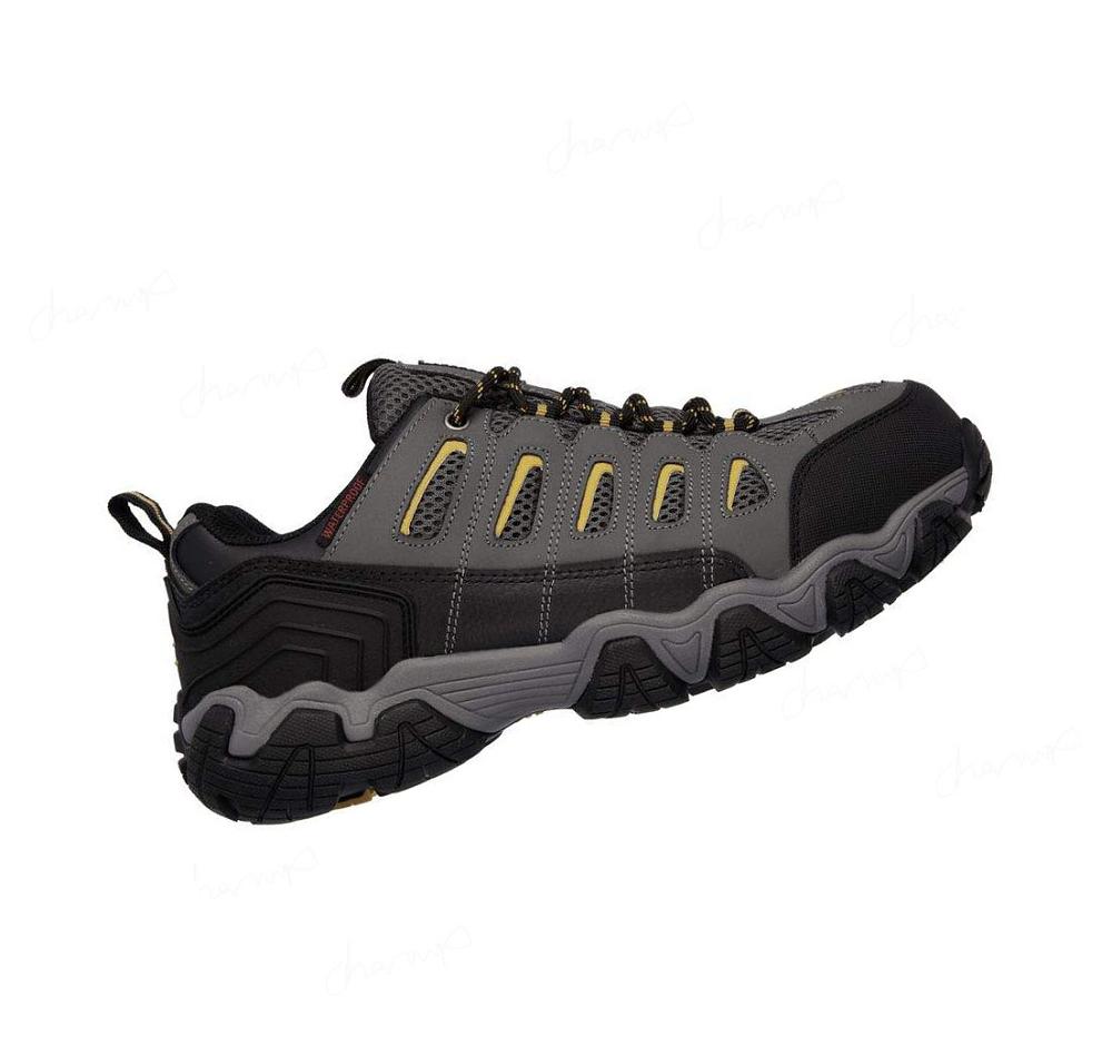 Zapatos De Trabajo Skechers Blais ST Hombre Gris Oscuro | A986R_AR