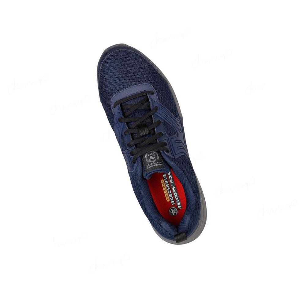 Zapatos De Trabajo Skechers Bomal Comp Puntera Hombre Azul Marino | AT86K_AR