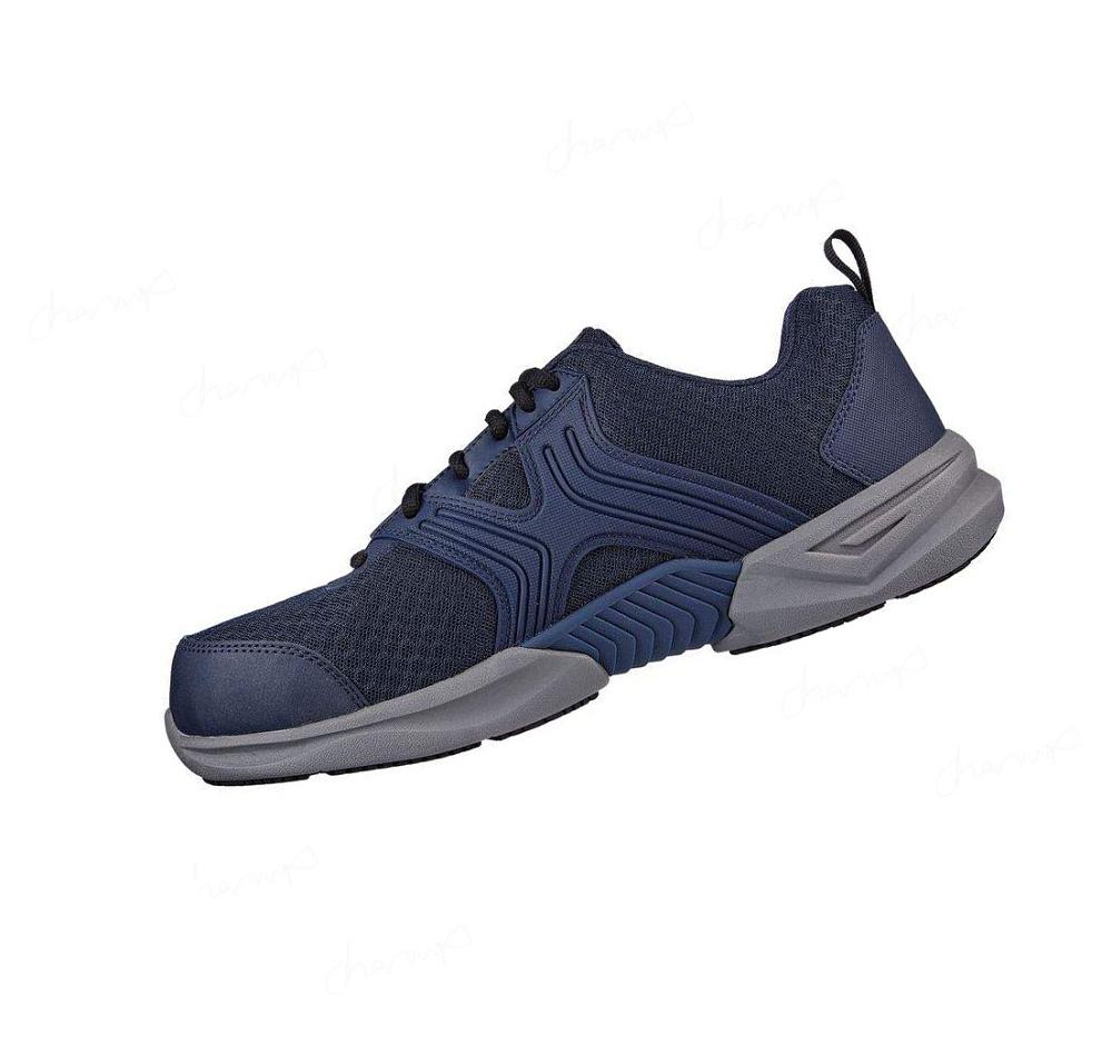 Zapatos De Trabajo Skechers Bomal Comp Puntera Hombre Azul Marino | AT86K_AR