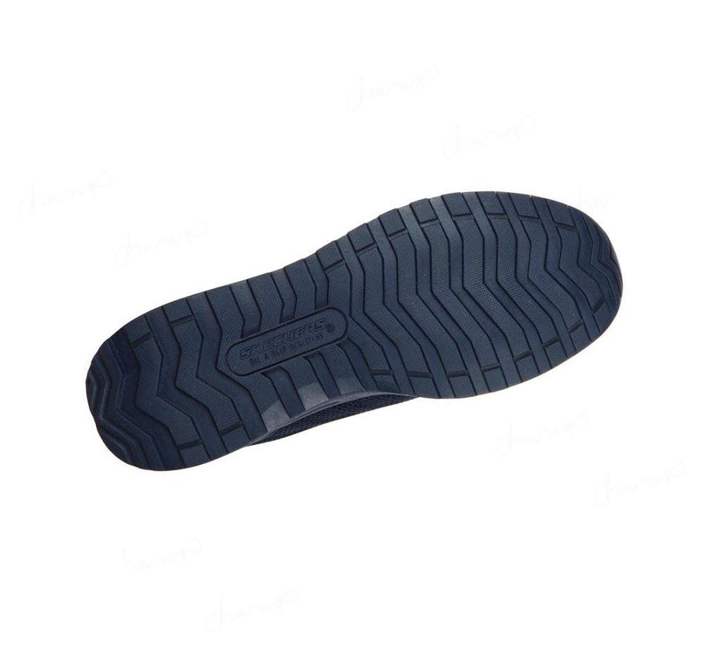 Zapatos De Trabajo Skechers Bulklin - Ayak Comp Puntera Mujer Azul Marino | 58T1G_AR