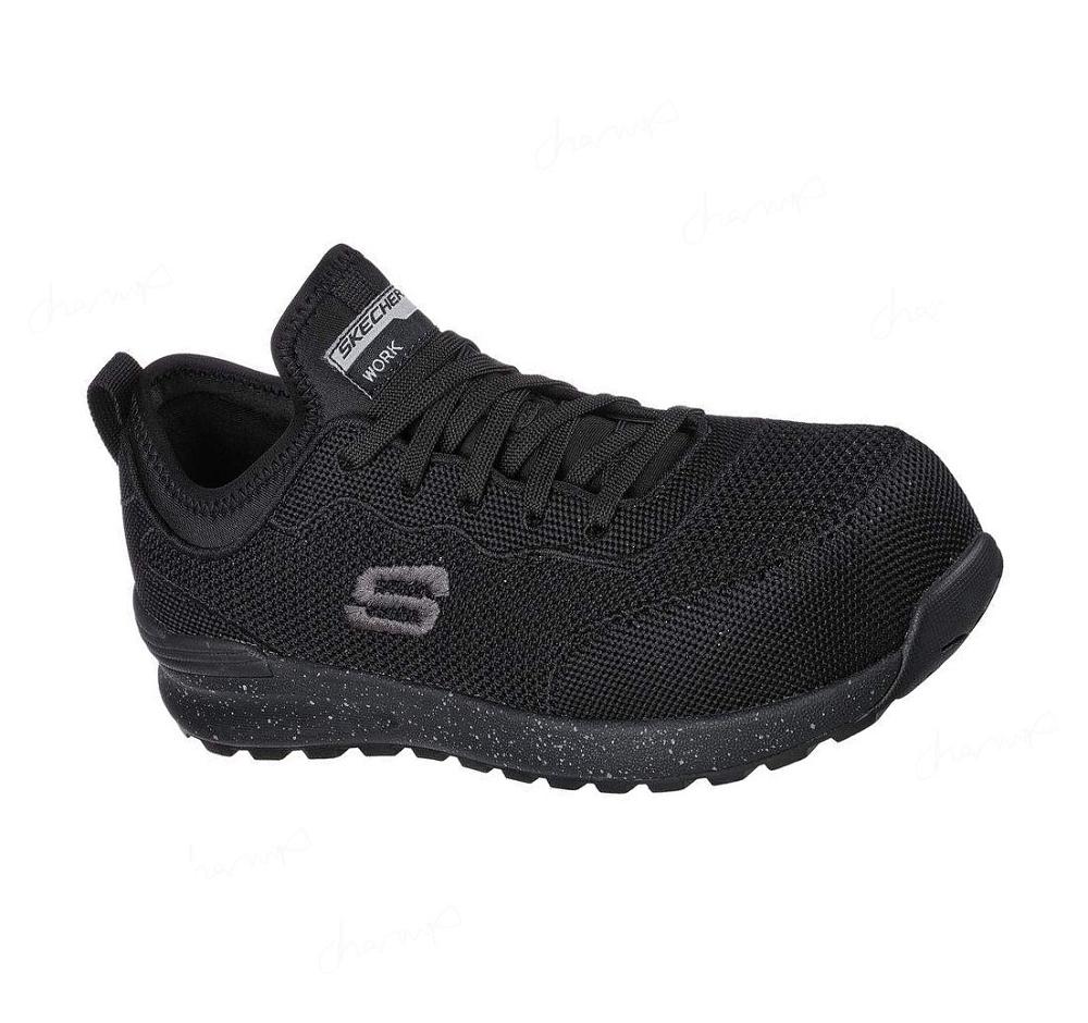 Zapatos De Trabajo Skechers Bulklin - Balran Comp Puntera Mujer Negras | 5A96S_AR