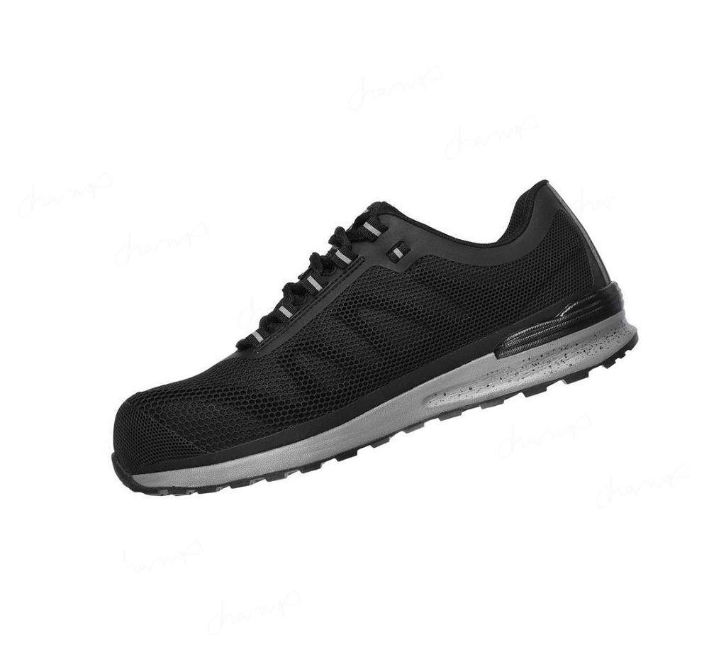 Zapatos De Trabajo Skechers Bulklin Comp Puntera Hombre Negras | 5636R_AR