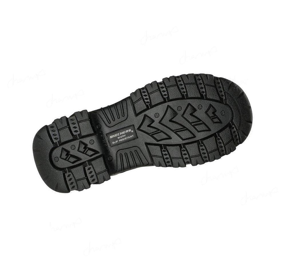 Zapatos De Trabajo Skechers Burgin - Hazardville Comp Puntera Mujer Negras | 60T18_AR