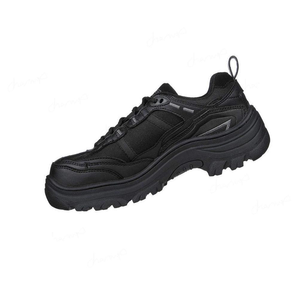 Zapatos De Trabajo Skechers Burgin - Hazardville Comp Puntera Mujer Negras | 60T18_AR