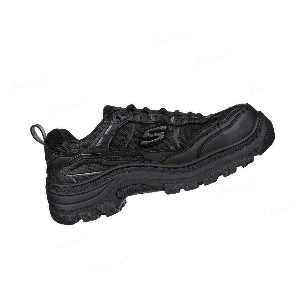 Zapatos De Trabajo Skechers Burgin - Hazardville Comp Puntera Mujer Negras | 60T18_AR