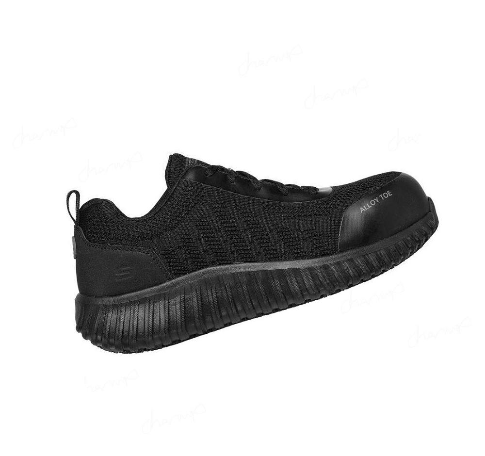 Zapatos De Trabajo Skechers Cicades - Taolo ESD Alloy Puntera Hombre Negras | A311G_AR