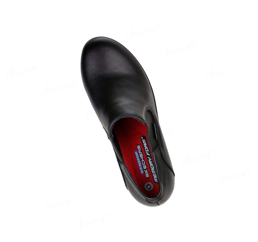 Zapatos De Trabajo Skechers Deoli SR Mujer Negras | ATT18_AR