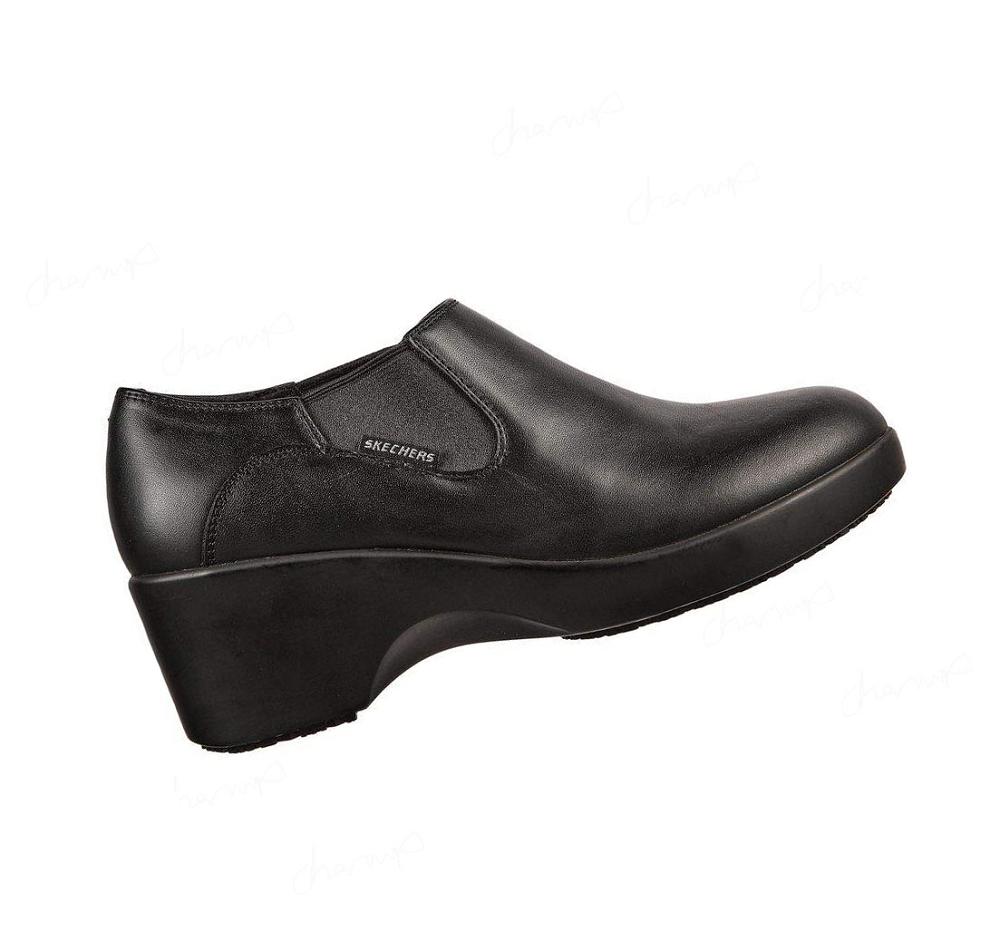 Zapatos De Trabajo Skechers Deoli SR Mujer Negras | ATT18_AR