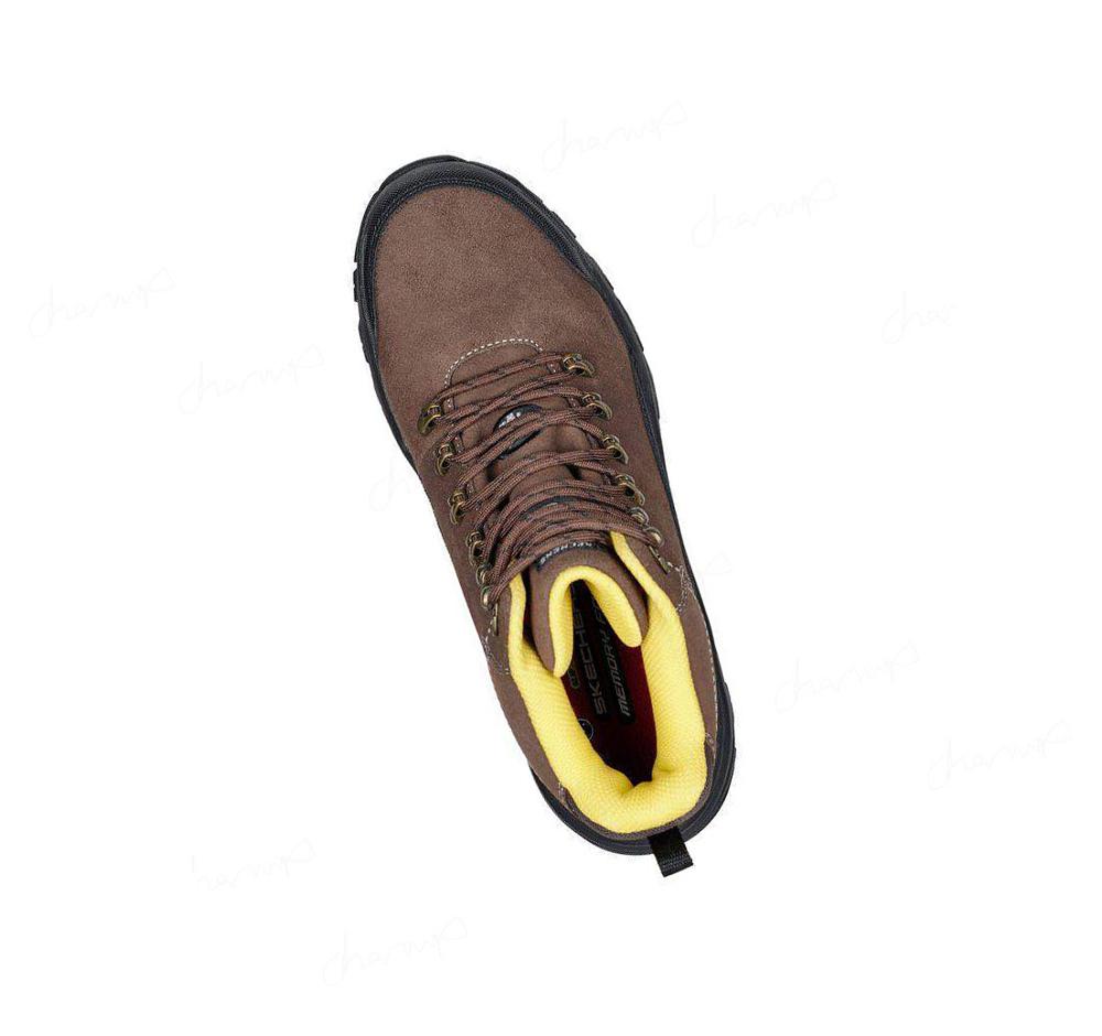 Zapatos De Trabajo Skechers Fannter - Dezful ST Hombre Marrones | A236A_AR