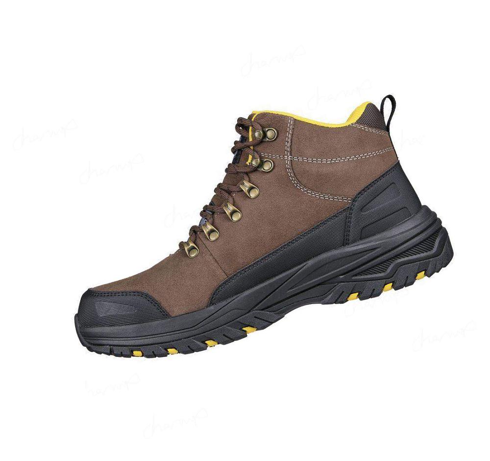 Zapatos De Trabajo Skechers Fannter - Dezful ST Hombre Marrones | A236A_AR