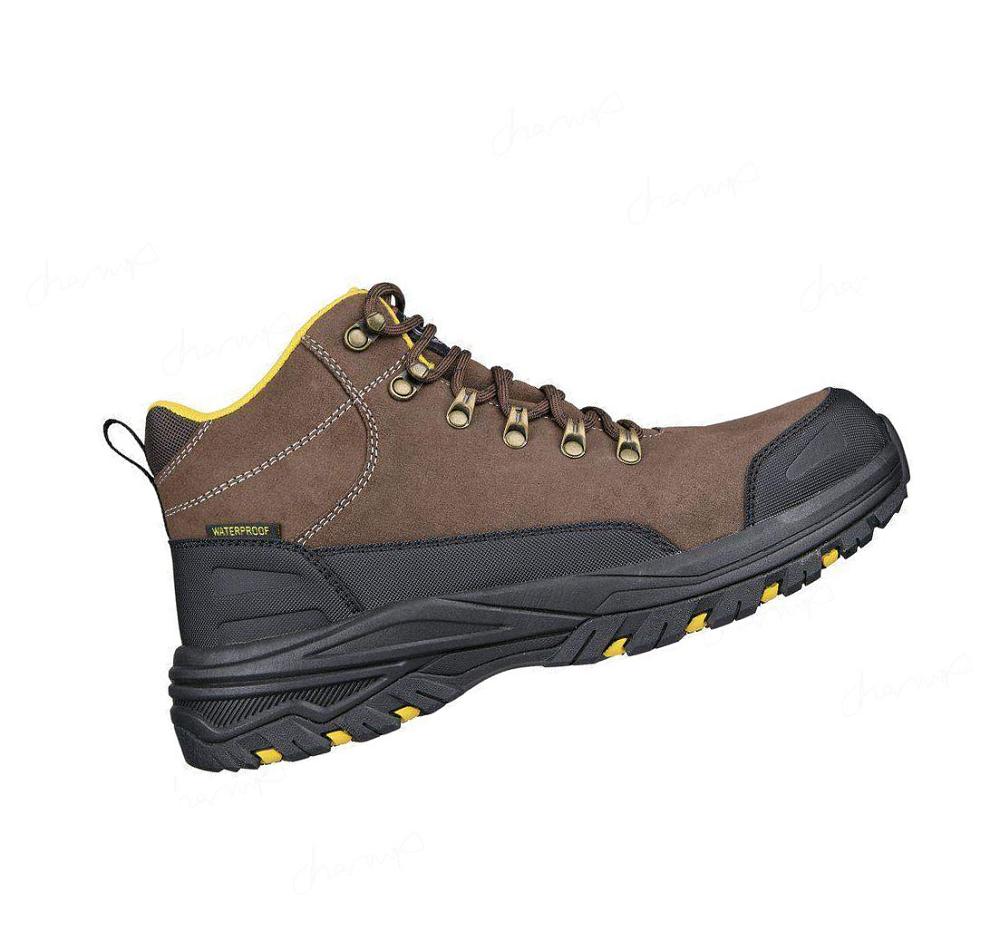 Zapatos De Trabajo Skechers Fannter - Dezful ST Hombre Marrones | A236A_AR