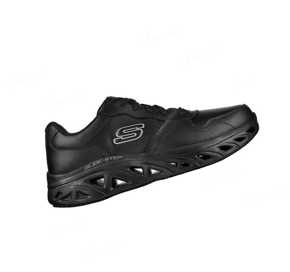 Zapatos De Trabajo Skechers Glide-Step SR - Benafix Hombre Negras | 69865_AR