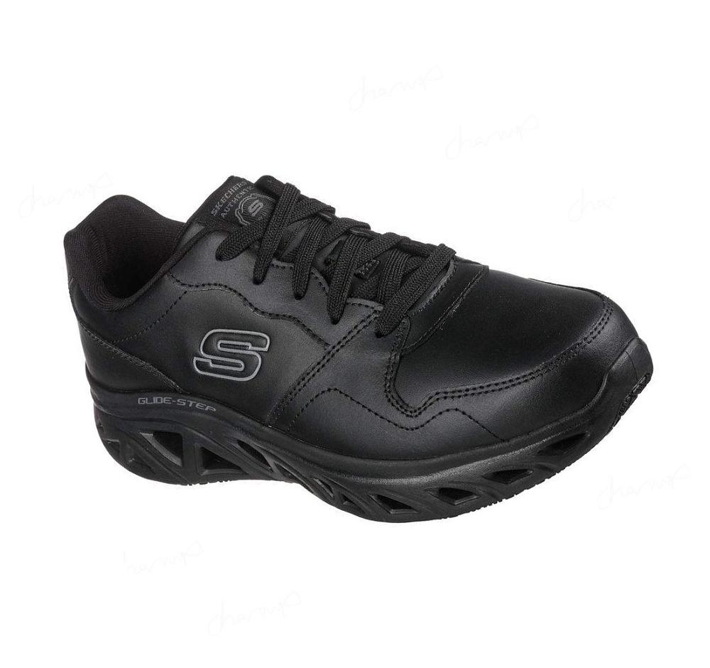 Zapatos De Trabajo Skechers Glide-Step SR - Benafix Hombre Negras | 69865_AR