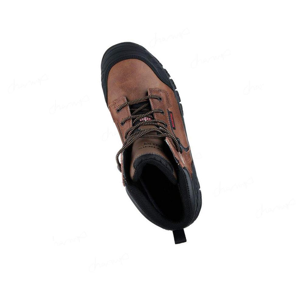 Zapatos De Trabajo Skechers Hartan - Onkin ST WP Hombre Marrones Oscuro | 5261X_AR