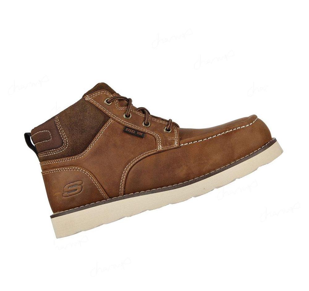 Zapatos De Trabajo Skechers Kadmiel - Kaed ST Hombre Marrones | 5561D_AR