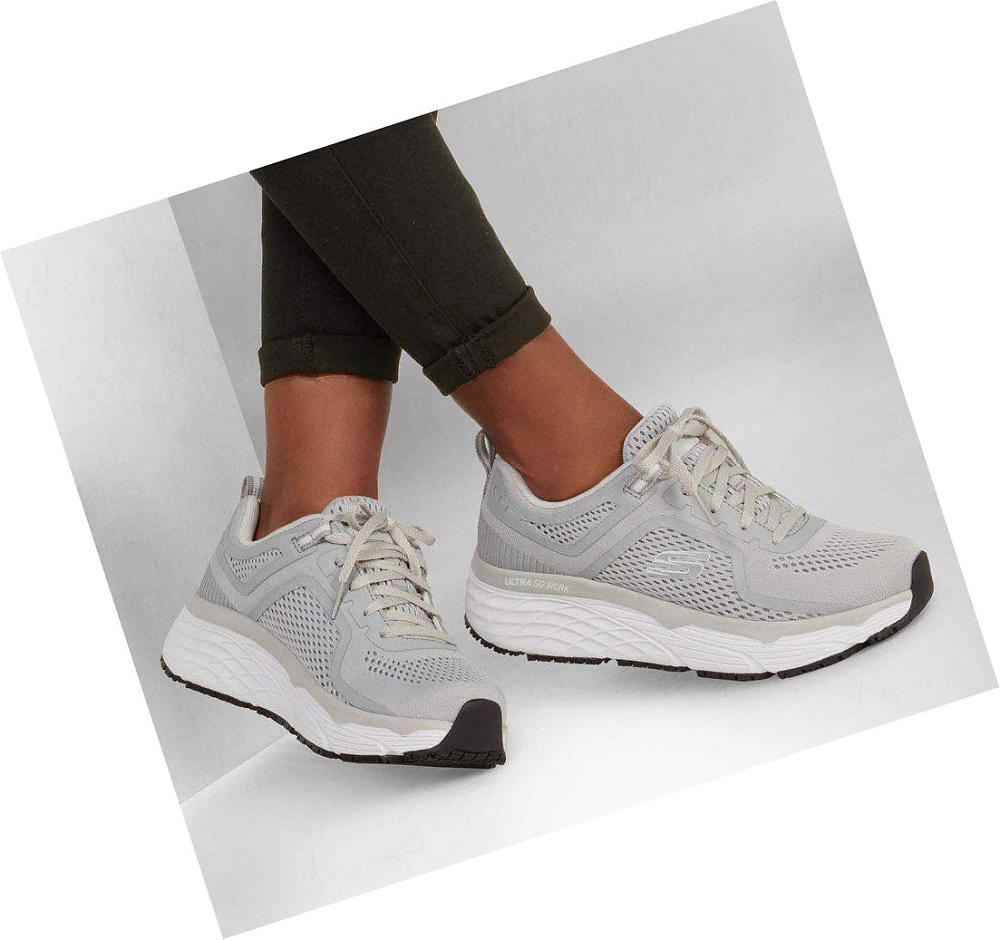 Zapatos De Trabajo Skechers Max Cushioning Elite SR - Banham Mujer Gris | 3596L_AR