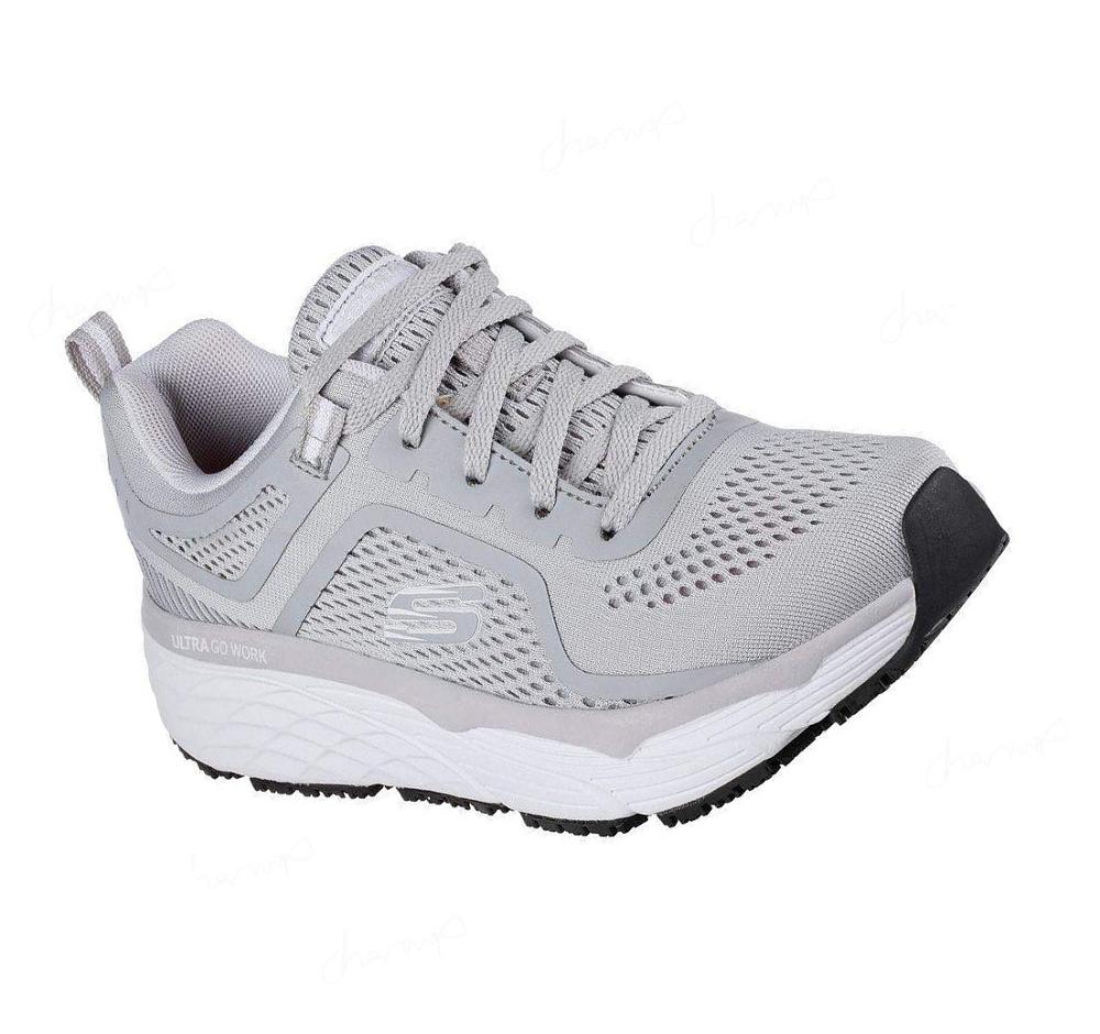 Zapatos De Trabajo Skechers Max Cushioning Elite SR - Banham Mujer Gris | 3596L_AR