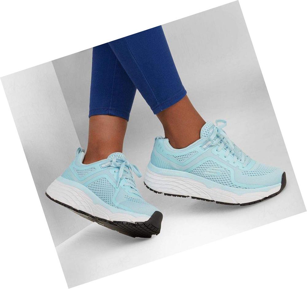 Zapatos De Trabajo Skechers Max Cushioning Elite SR - Banham Mujer Azules Claro | 3621A_AR