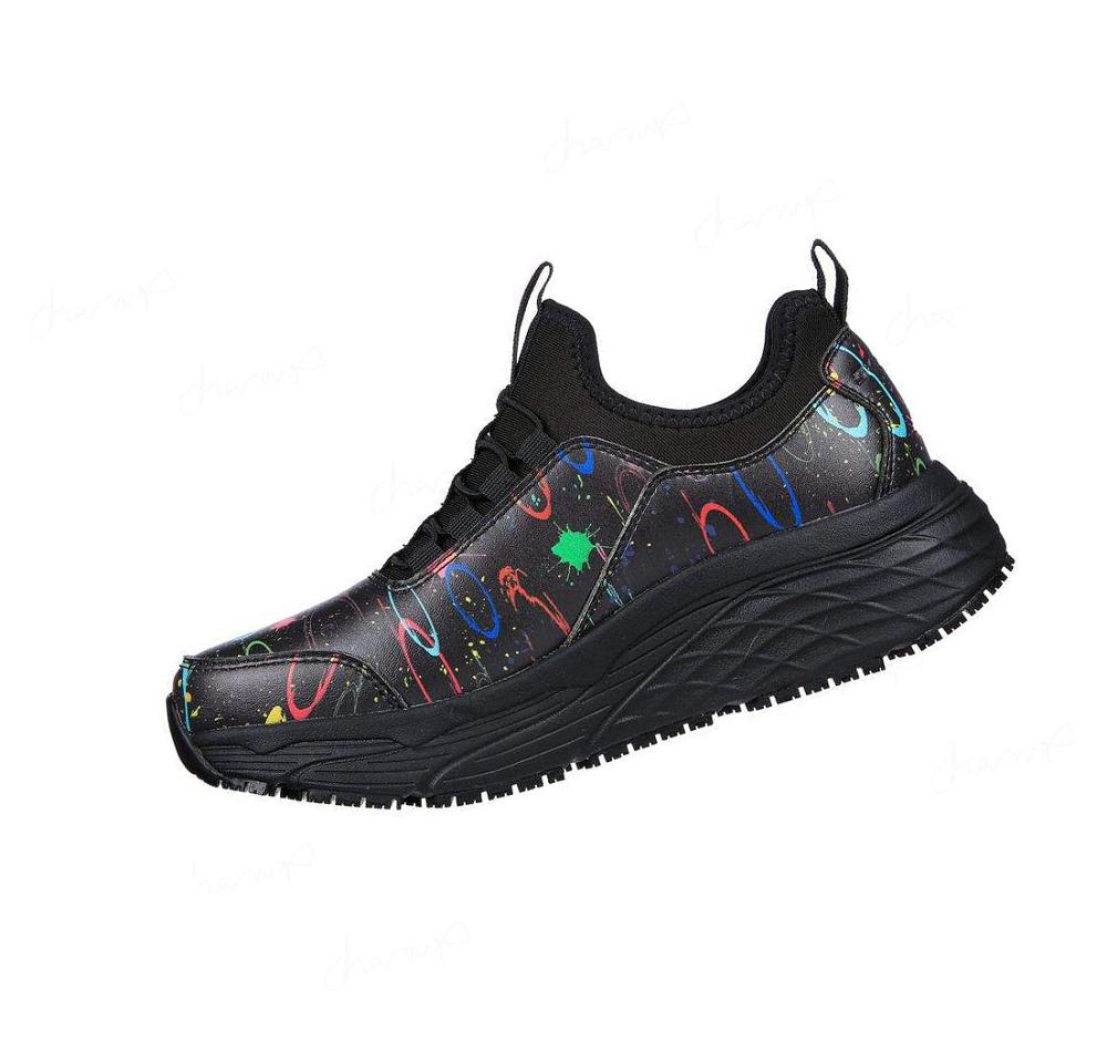 Zapatos De Trabajo Skechers Max Cushioning Elite SR - Serotina Mujer Negras Multicolor | 3696W_AR