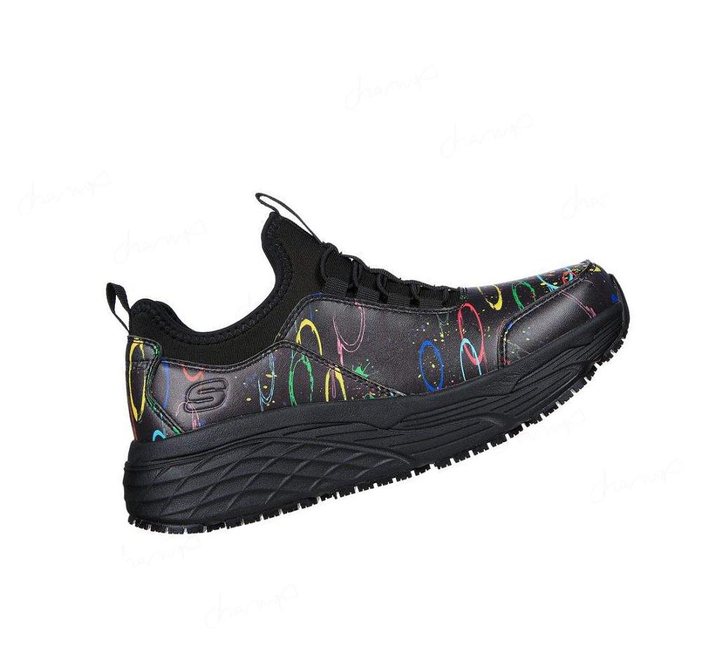 Zapatos De Trabajo Skechers Max Cushioning Elite SR - Serotina Mujer Negras Multicolor | 3696W_AR