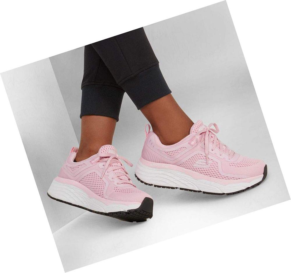 Zapatos De Trabajo Skechers Max Cushioning Elite SR - Banham Mujer Rosas | 36A6L_AR