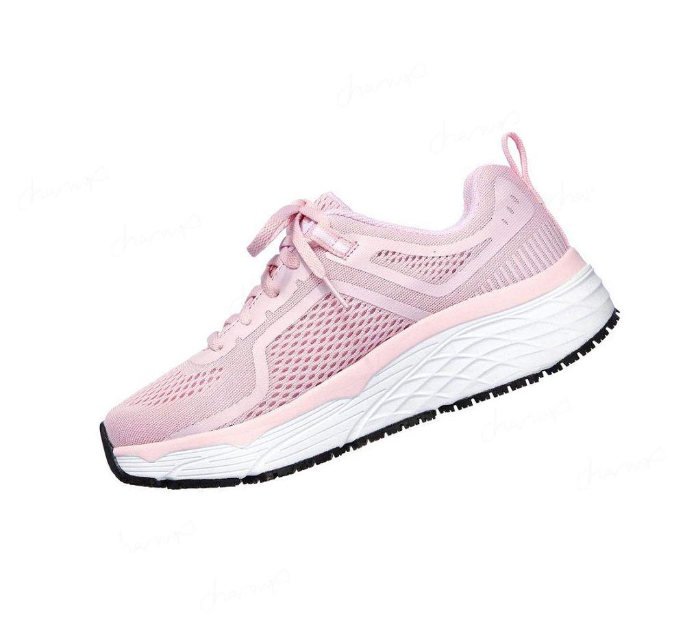 Zapatos De Trabajo Skechers Max Cushioning Elite SR - Banham Mujer Rosas | 36A6L_AR