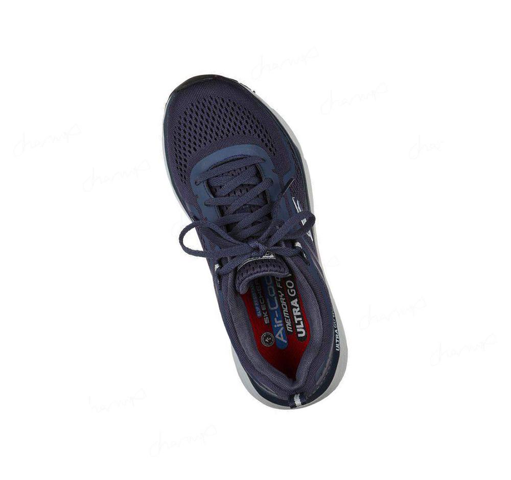 Zapatos De Trabajo Skechers Max Cushioning Elite SR - Banham Mujer Azul Marino | 36T10_AR