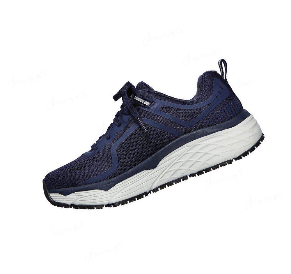 Zapatos De Trabajo Skechers Max Cushioning Elite SR - Banham Mujer Azul Marino | 36T10_AR