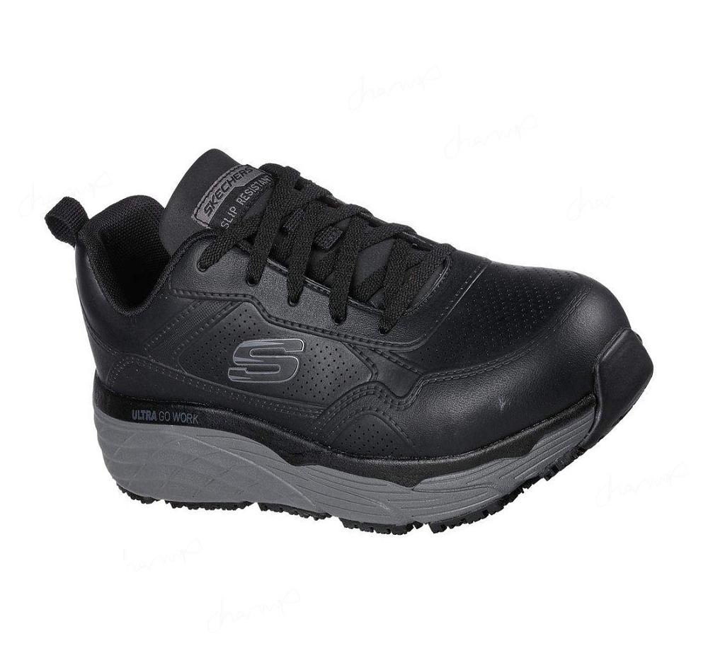 Zapatos De Trabajo Skechers Max Cushioning Elite SR - Ralip Mujer Negras | 3AA6L_AR