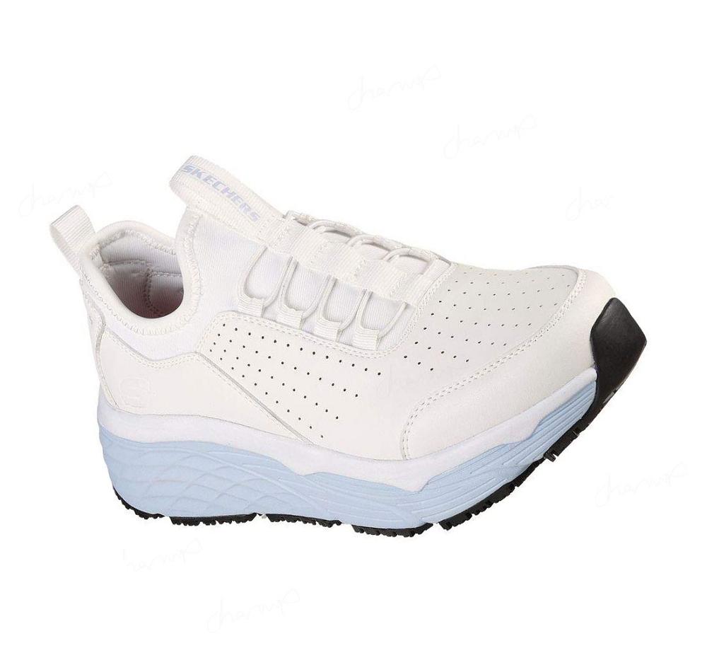 Zapatos De Trabajo Skechers Max Cushioning Elite SR - Serotina Mujer Blancas | 3TA6K_AR