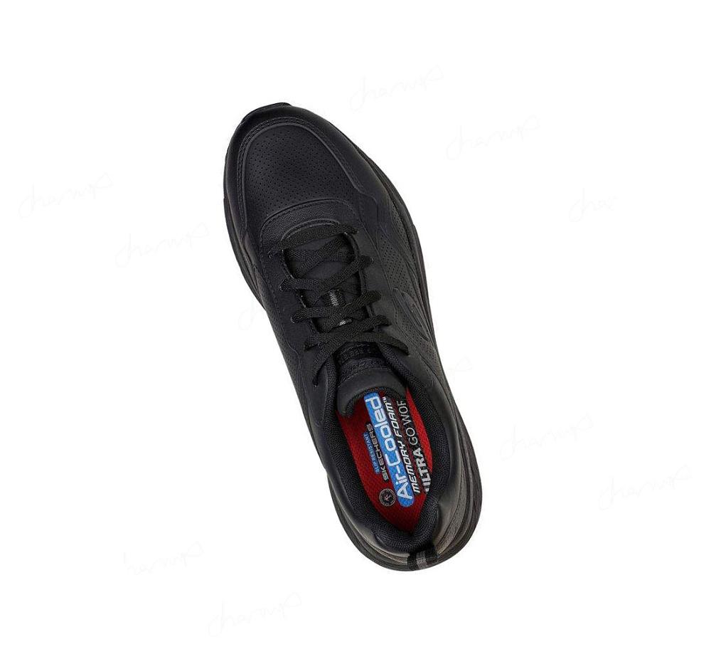 Zapatos De Trabajo Skechers Max Cushioning Elite SR - Derowen Hombre Negras | T6365_AR