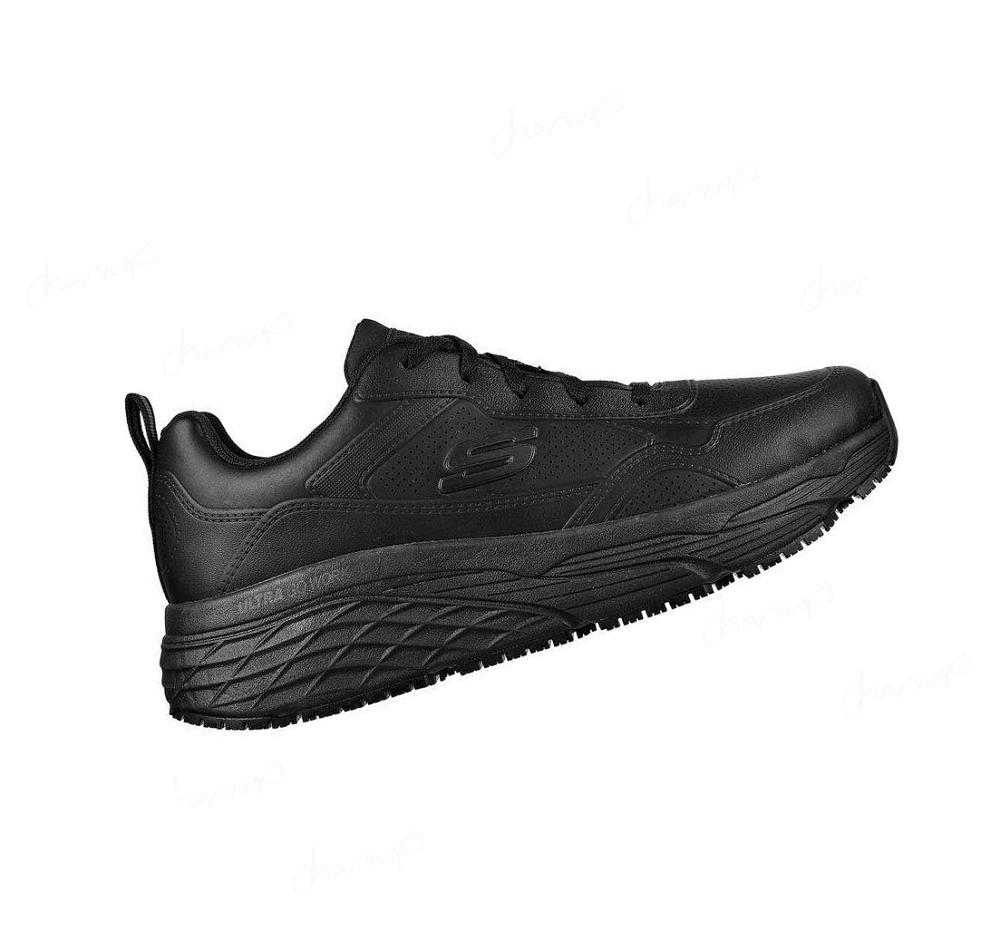 Zapatos De Trabajo Skechers Max Cushioning Elite SR - Derowen Hombre Negras | T6365_AR