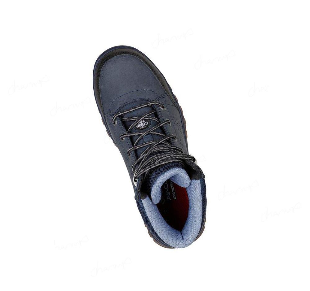 Zapatos De Trabajo Skechers McColl Comp Puntera Mujer Azul Marino Negras | 5T96A_AR