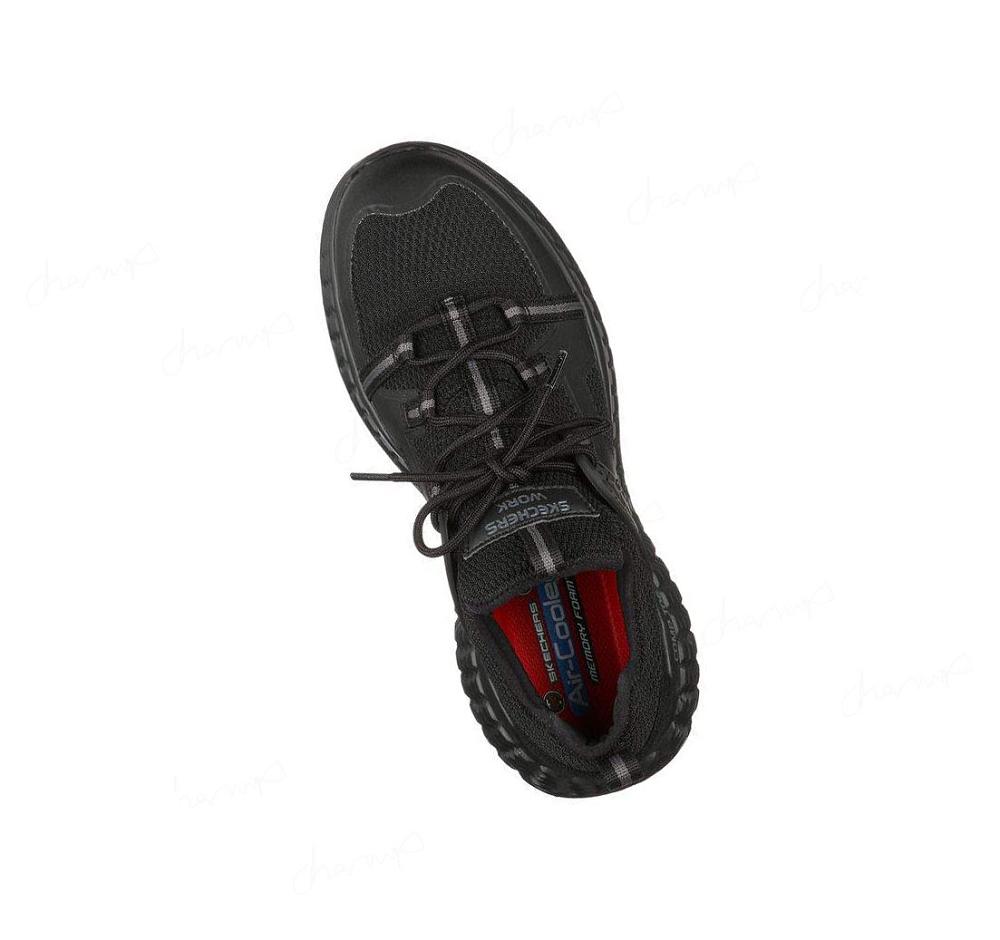 Zapatos De Trabajo Skechers Monster Comp Puntera Hombre Negras | A036L_AR