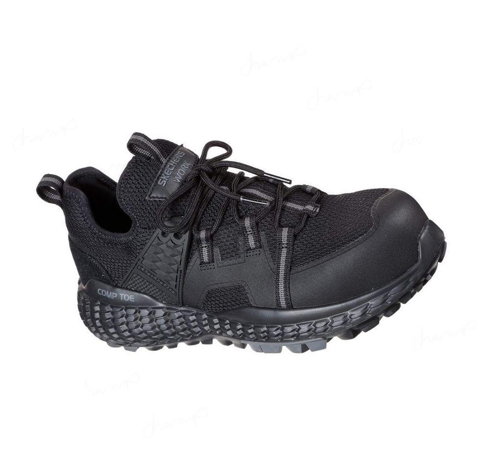 Zapatos De Trabajo Skechers Monster Comp Puntera Hombre Negras | A036L_AR