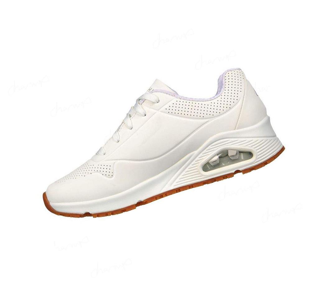 Zapatos De Trabajo Skechers Relaxed Fit: Uno SR Mujer Blancas | 35A6S_AR