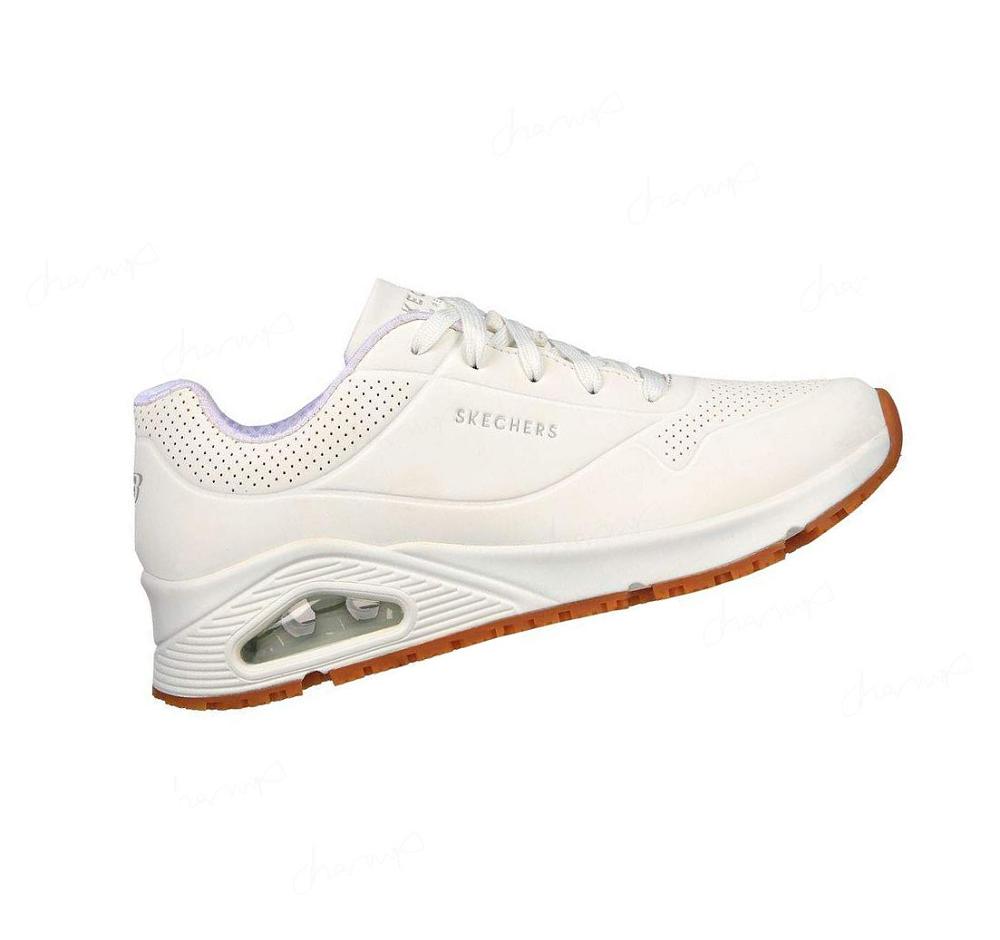 Zapatos De Trabajo Skechers Relaxed Fit: Uno SR Mujer Blancas | 35A6S_AR