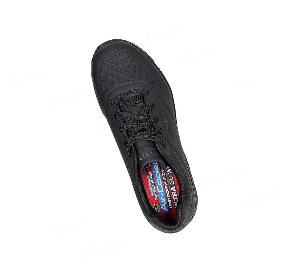 Zapatos De Trabajo Skechers Relaxed Fit: Uno SR Mujer Negras | 35T1X_AR