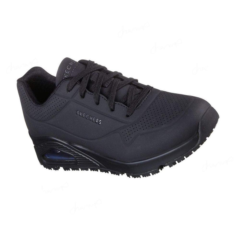 Zapatos De Trabajo Skechers Relaxed Fit: Uno SR Mujer Negras | 35T1X_AR