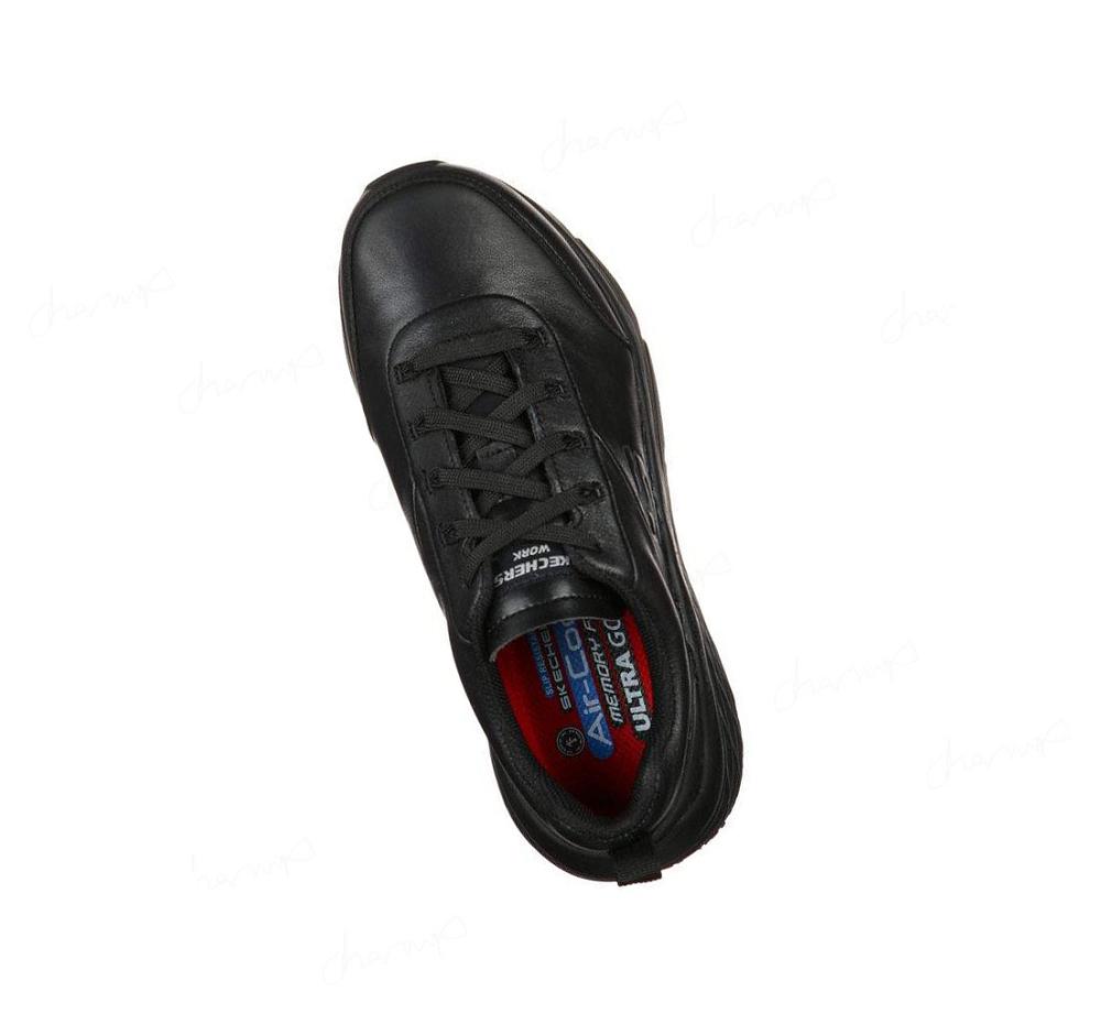 Zapatos De Trabajo Skechers Relaxed Fit: Max Cushioning Elite SR - Kajus Mujer Negras | 3A960_AR