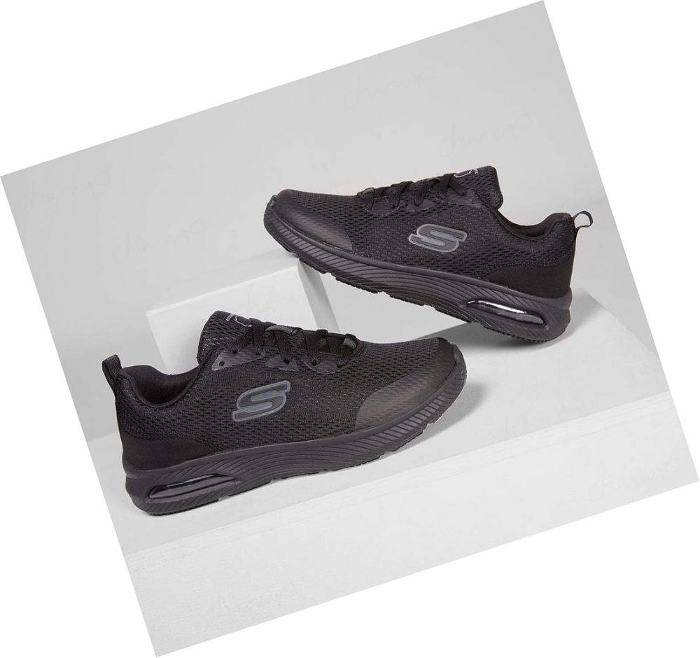 Zapatos De Trabajo Skechers Relaxed Fit: DynaAir SR Mujer Negras | 50A6K_AR