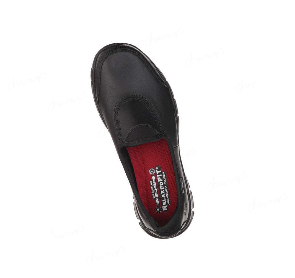 Zapatos De Trabajo Skechers Relaxed Fit - Sure Pista Mujer Negras | 50T10_AR