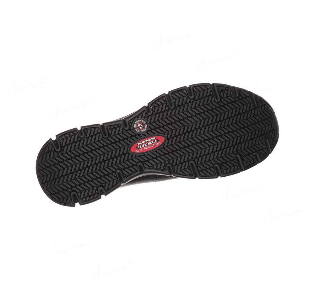 Zapatos De Trabajo Skechers Relaxed Fit - Sure Pista Mujer Negras | 50T10_AR